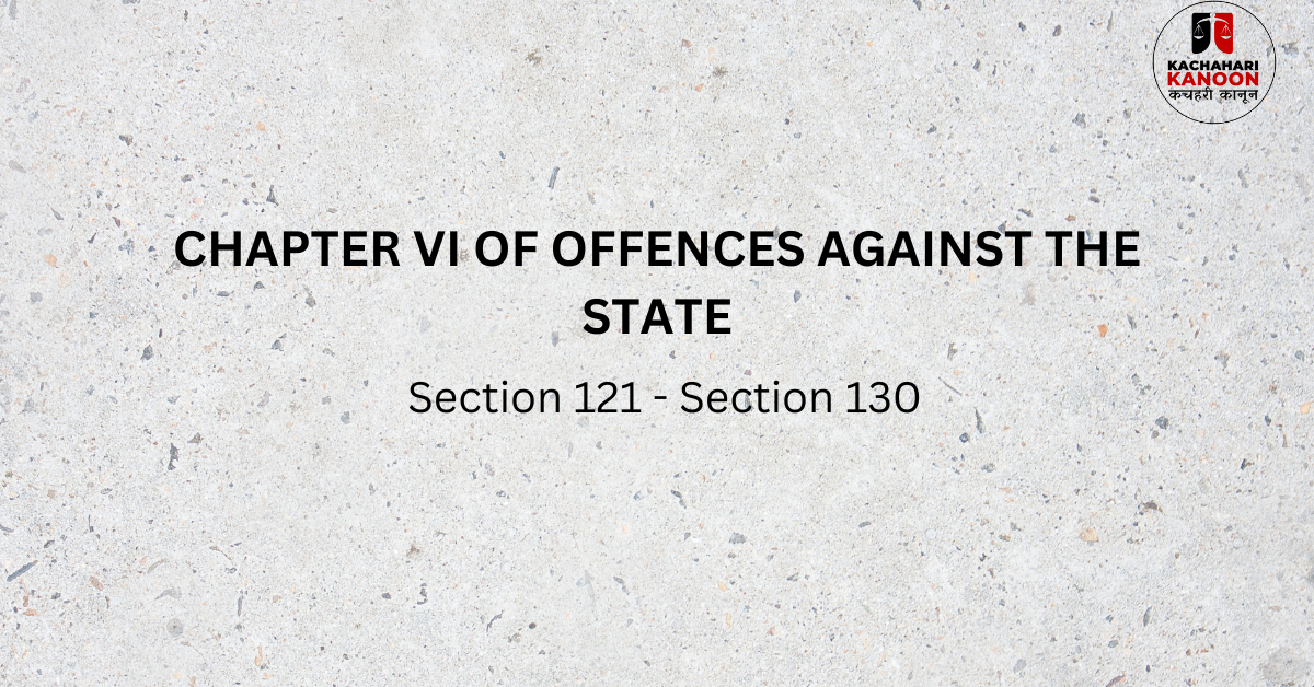 OFFENCES AGAINST THE STATE