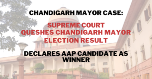 Chandigarh Mayor Poll